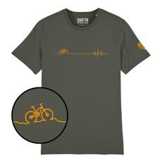 MTB Heartbeat T-shirt via Shiftr for nature