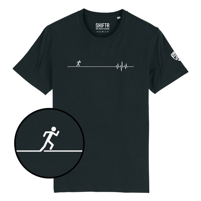 Running Heartbeat T-shirt from Shiftr for nature