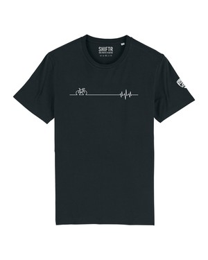 Cycling Heartbeat T-shirt from Shiftr for nature