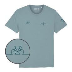 Cycling Heartbeat T-shirt via Shiftr for nature