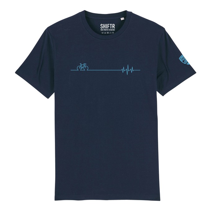 Cycling Heartbeat T-shirt from Shiftr for nature