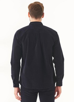 Corduroy Overhemd Dark Navy from Shop Like You Give a Damn