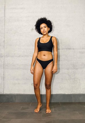 Bikinitop Heliopora Zwarte Structuur from Shop Like You Give a Damn Bikinitop Heliopora Zwarte Structuur from Shop Like You Give a Damn