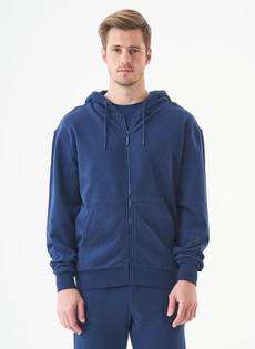 Unisex Zip-Up Hoodie Junda Navy via Shop Like You Give a Damn