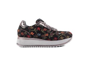 Asia Sneaker Black Floret from Shop Like You Give a Damn