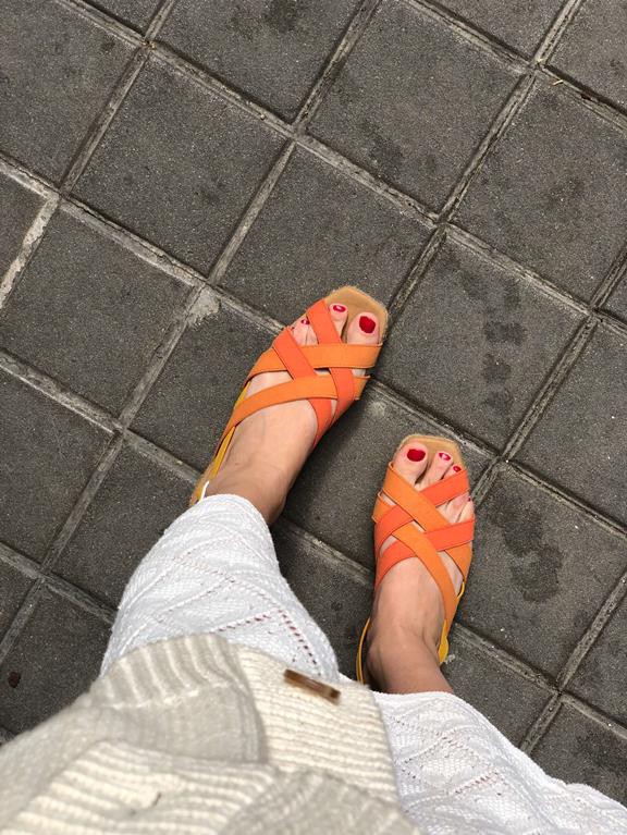 Sandalen Algarve Oranje from Shop Like You Give a Damn