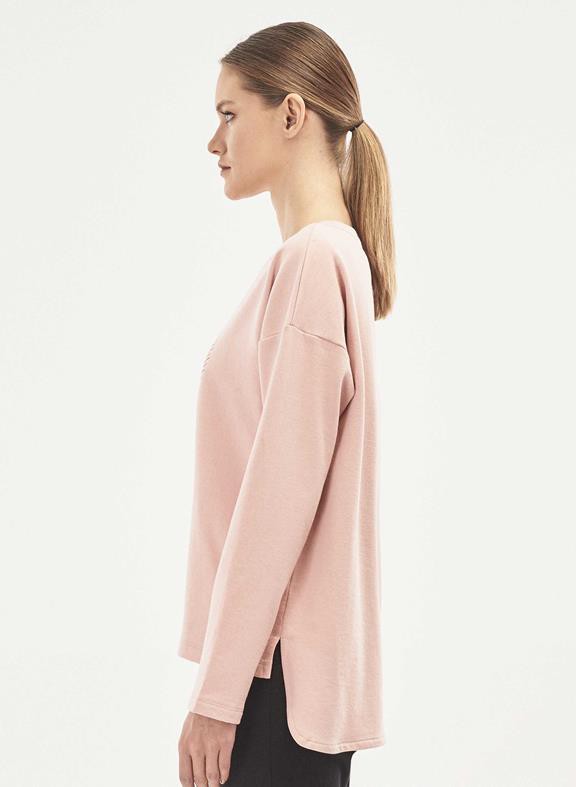 Sweatshirt Met Geborduurd Hart from Shop Like You Give a Damn