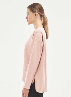 Sweatshirt Met Geborduurd Hart from Shop Like You Give a Damn