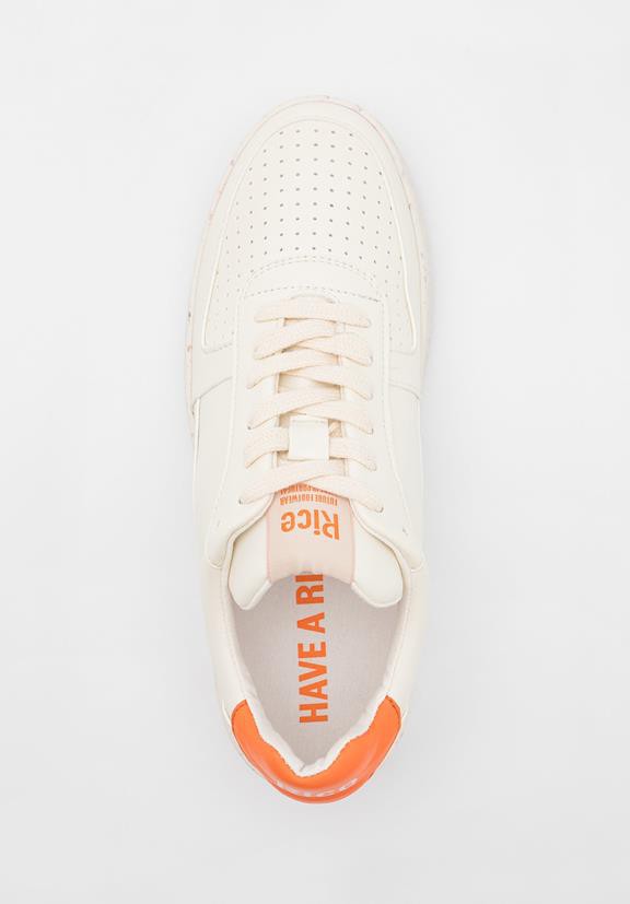 Sneakers Open21 Ecru/Oranje from Shop Like You Give a Damn