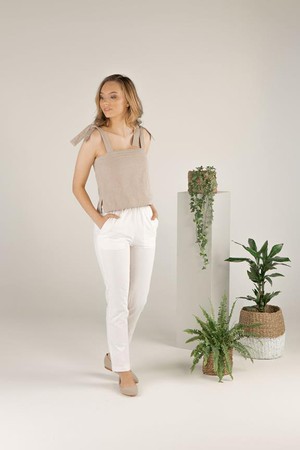 Broek Soft Wind Wit from Shop Like You Give a Damn
