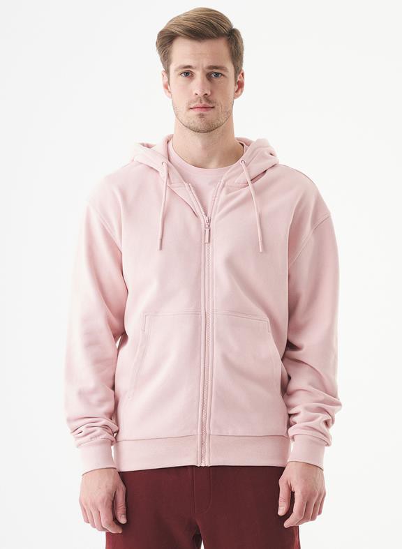 Unisex Zip-Up Hoodie Junda Dusty Pink from Shop Like You Give a Damn