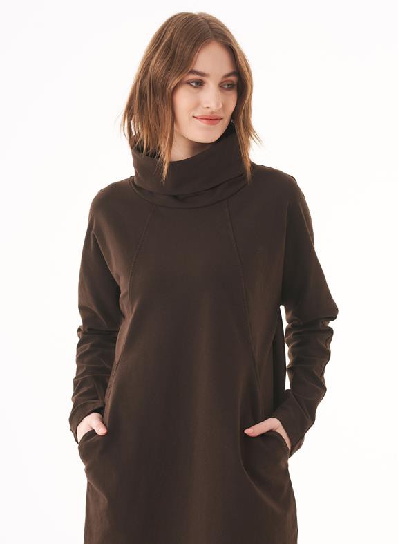 Sweaterjurk Bio-Katoen Espresso from Shop Like You Give a Damn