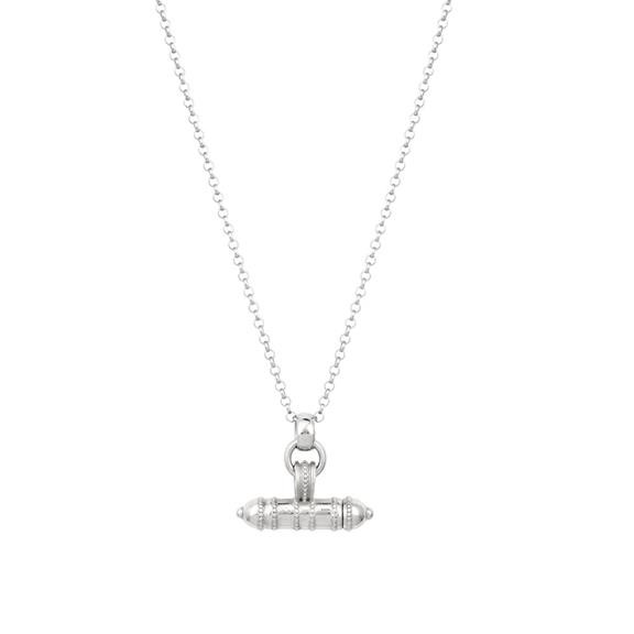 Ketting Amulet Secret T-Bar Zilver from Shop Like You Give a Damn
