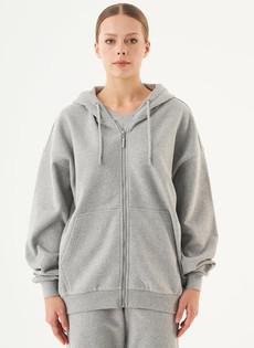 Sweatvest Jale Lichtgrijs via Shop Like You Give a Damn