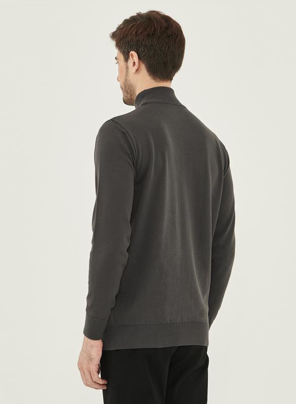 Turtleneck Sweater Dark Grey from Shop Like You Give a Damn