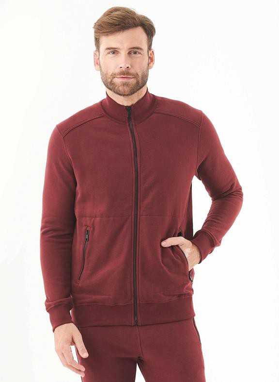 Soft Touch Sweatvest Bordeaux from Shop Like You Give a Damn