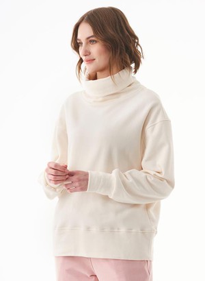 Sweater Coltrui Bio-Katoen Off-White from Shop Like You Give a Damn