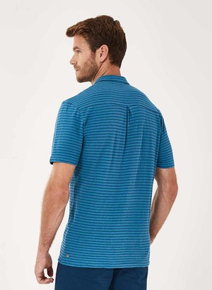 Gestreepte Polo Blauw from Shop Like You Give a Damn