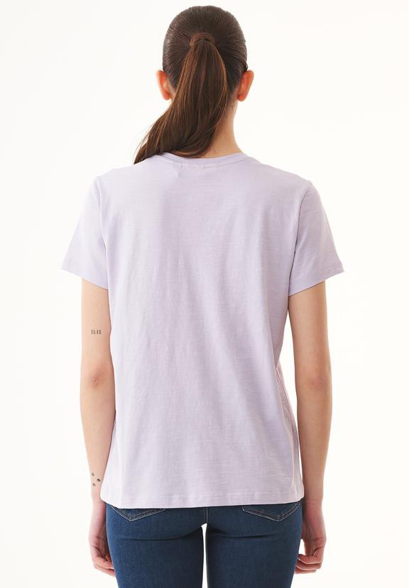 T-Shirt V-Hals Basic Lichtpaars from Shop Like You Give a Damn