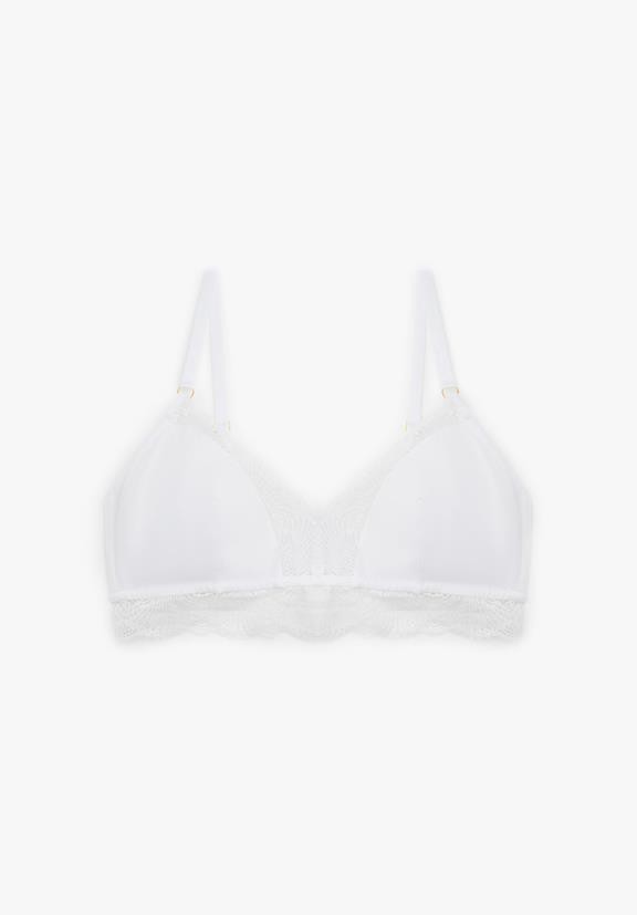 Bralette Stipa Wit from Shop Like You Give a Damn