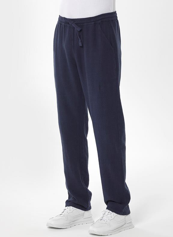 Broek Navy from Shop Like You Give a Damn