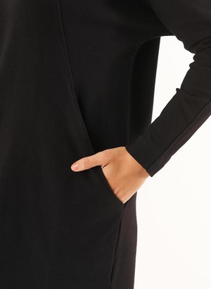 Sweater Dress Organic Cotton Black from Shop Like You Give a Damn