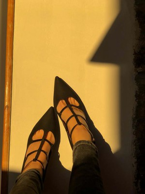 Pumps Wednesday Midi Zwart from Shop Like You Give a Damn