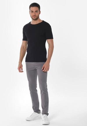 Chinobroek Slim Shadow Grey from Shop Like You Give a Damn