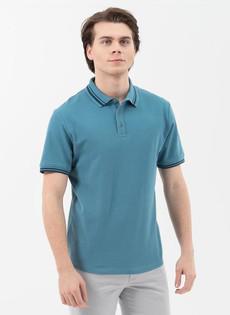 Polo Blauw via Shop Like You Give a Damn