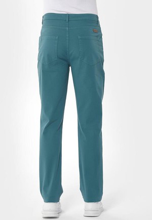Broek Five Pocket Petrol Groen from Shop Like You Give a Damn