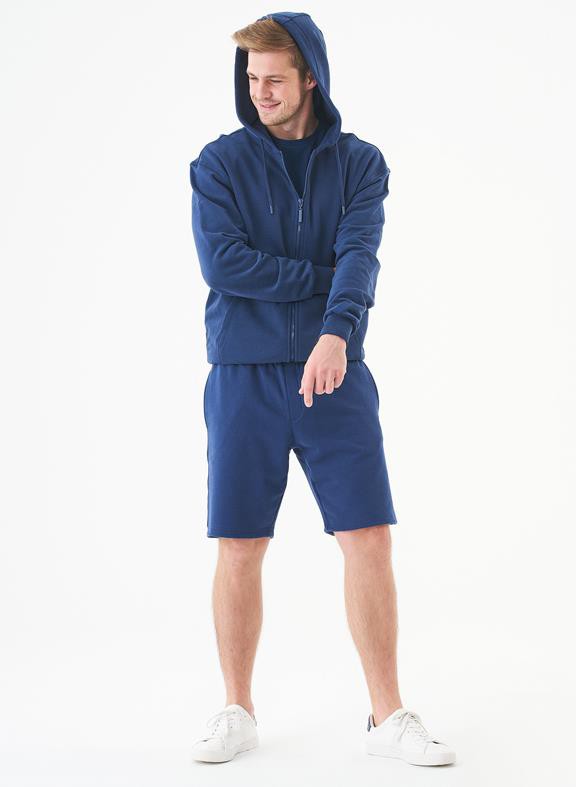 Unisex Zip-Up Hoodie Junda Navy from Shop Like You Give a Damn
