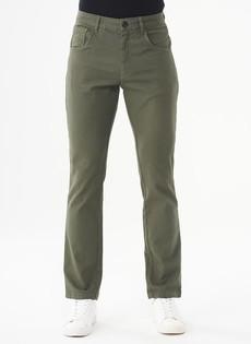 Five Pocket Broek Kaki Groen via Shop Like You Give a Damn