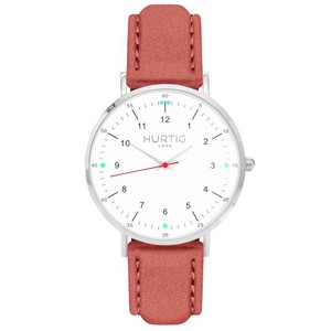 Horloge Moderno Zilver Wit & Camel from Shop Like You Give a Damn
