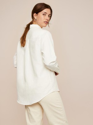 Willow Blouse Linen Off-White from Shop Like You Give a Damn