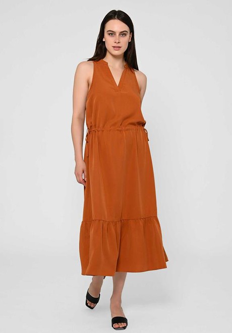 Maxi Jurk Ramaria Donker Amber from Shop Like You Give a Damn