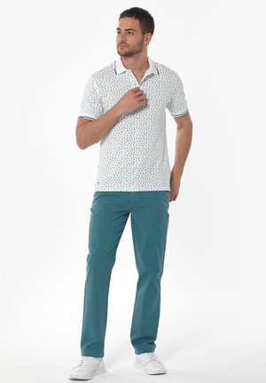 Broek Five Pocket Petrol Groen from Shop Like You Give a Damn