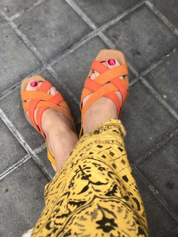 Sandalen Algarve Oranje from Shop Like You Give a Damn