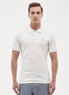Poloshirt Biologisch Katoen Wit via Shop Like You Give a Damn