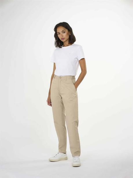Cropped Chino Wilg Beige from Shop Like You Give a Damn