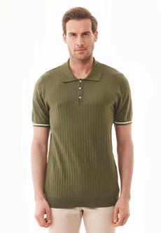 Poloshirt Knit Kaki Groen via Shop Like You Give a Damn