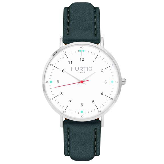 Horloge Moderno Zilver Wit & Camel from Shop Like You Give a Damn