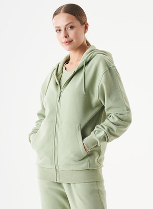 Unisex Zip-Up Hoodie Junda Sage from Shop Like You Give a Damn