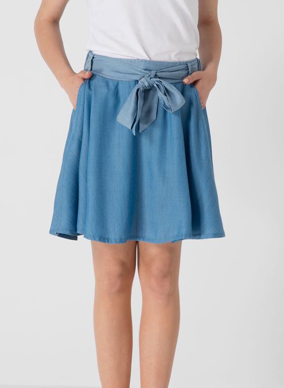 Tencelâ¢ Denim Skirt With Pockets from Shop Like You Give a Damn