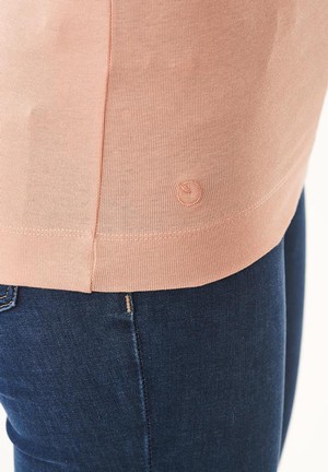 Top Basic Ribbed Licht Oranje from Shop Like You Give a Damn
