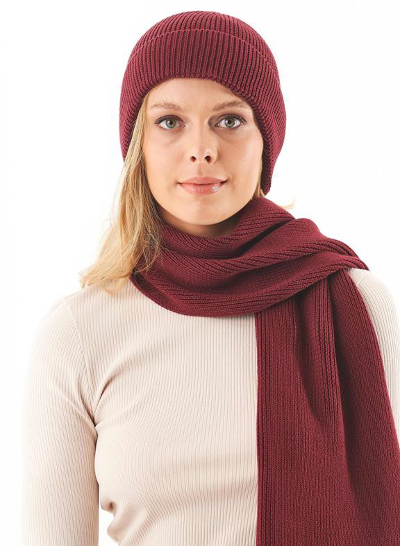 Unisex Sjaal Biokatoen Bordeaux from Shop Like You Give a Damn