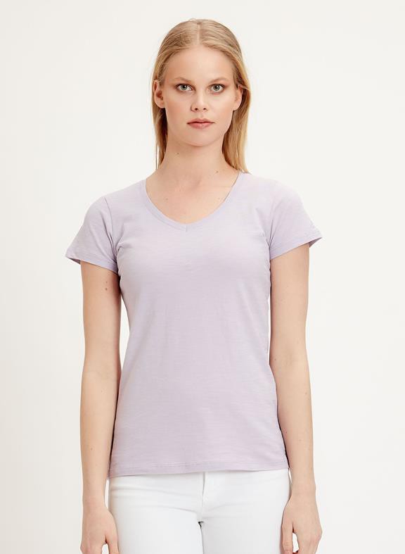 Basic T-Shirt Bio-Katoen Lila from Shop Like You Give a Damn