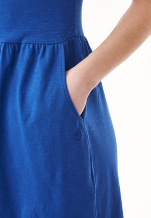 Jurk Jersey Slub Zeeblauw from Shop Like You Give a Damn