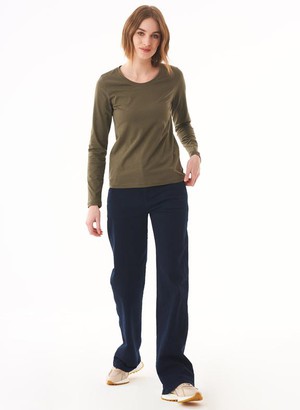 Top Lange Mouwen Olive from Shop Like You Give a Damn