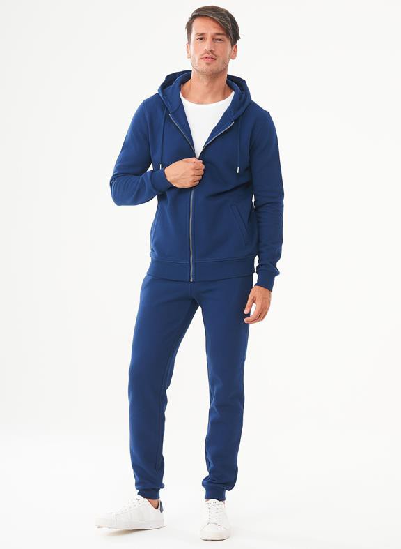 Zip-Up Hoodie Biologisch Katoen Navy from Shop Like You Give a Damn