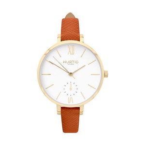 Horloge Amalfi Petite Gold, White & Tan Oranje from Shop Like You Give a Damn